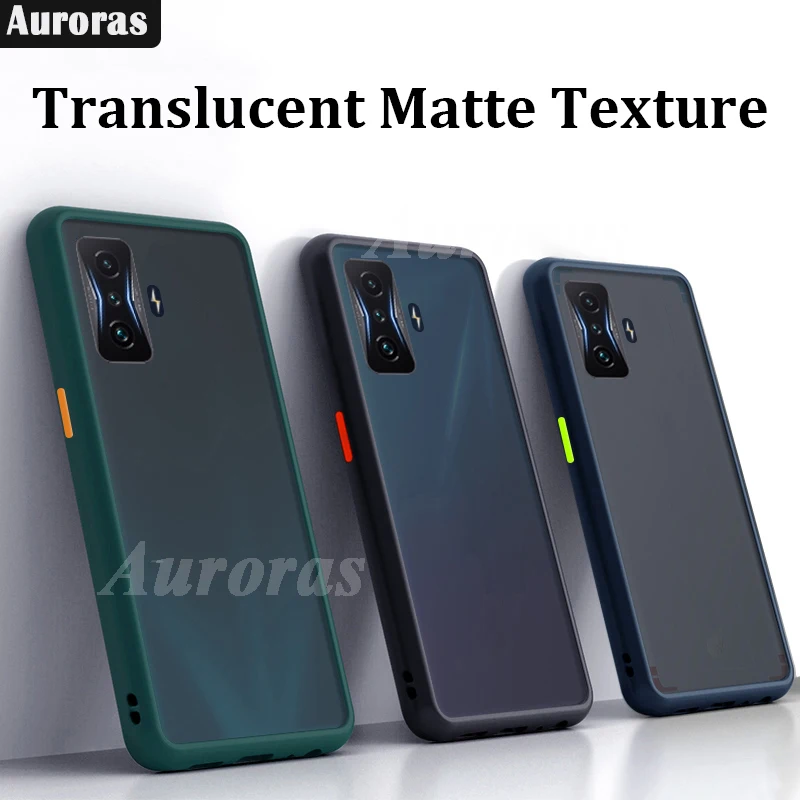 

Auroras For Xiaomi Poco F4 GT Case Matte Hard Cover Translucent Skin Shockproof Case For Mi Poco F4 GT Cover