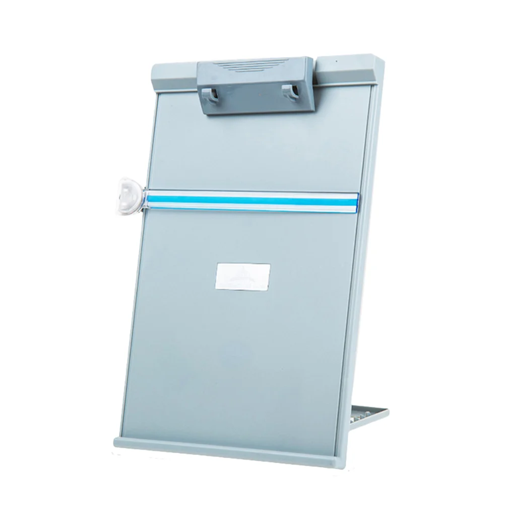 

Adjustable Reading Rack Hands Free Book Stand Book Holder (Light Grey)