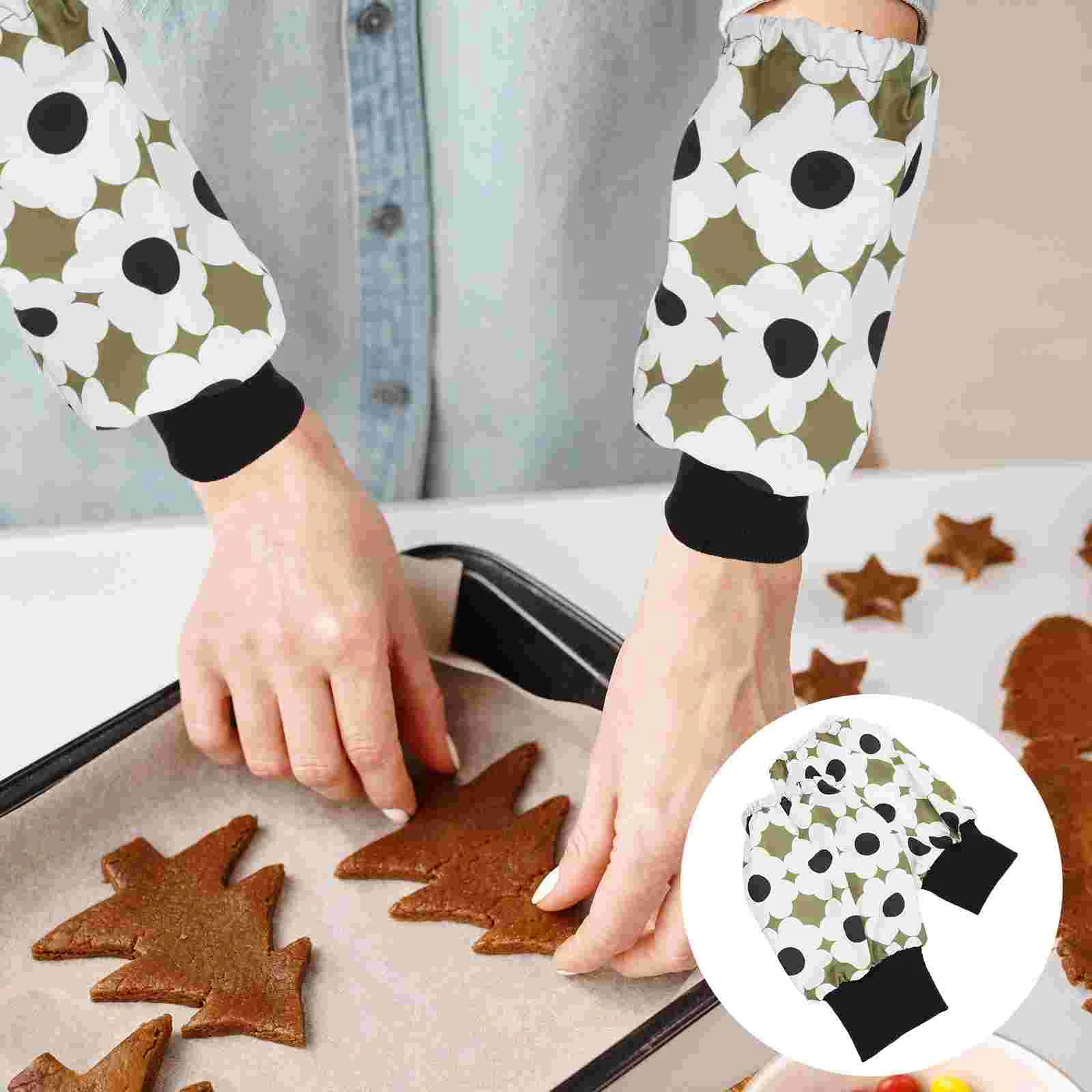 

Sleeves Arm Oversleeves Over Kitchen Cleaning Gardening Protector Planting Covers Oil Proof Washing House Cuff Dishwashing