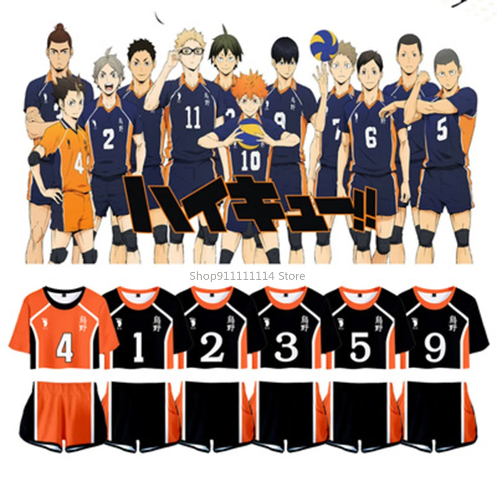 Haikyuu!! Hinata Shyouyou Nekoma High School Karasuno High School Shirt Shorts Cosplay Costume Sports Uniform Volleyball Gift