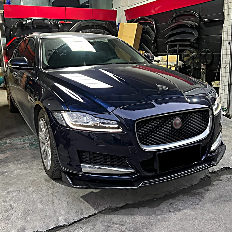 Для Jaguar Xf 2016 2017 2018 2019 Стайлинг автомобиля бампер нижний спойлер воздушный