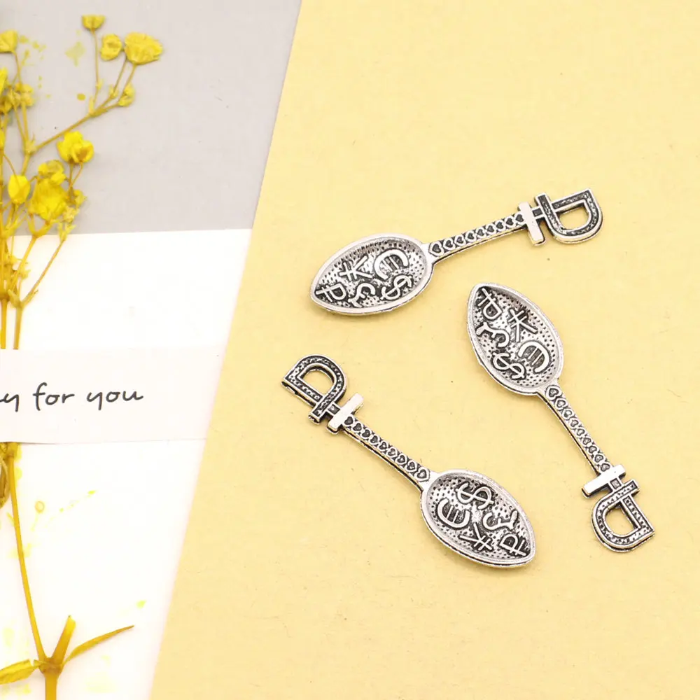 Подвески и ожерелья в виде ложки аксессуары для автомобиля ювелирные изделия 11x40