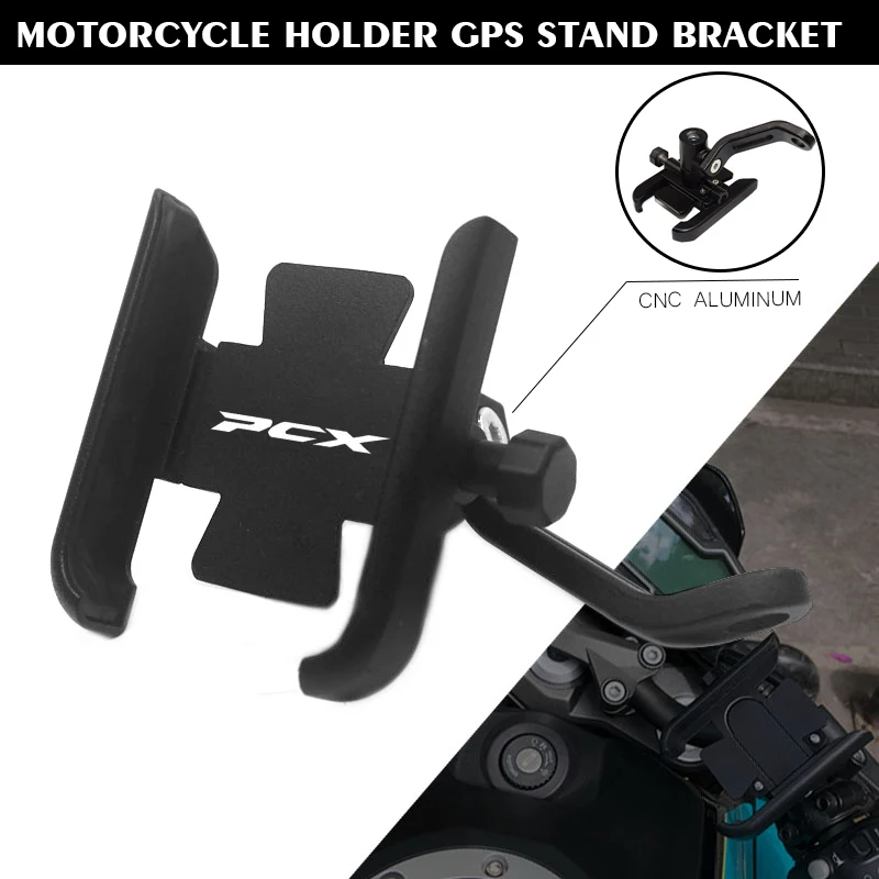 

For HONDA PCX150 PCX125 PCX 125 PCX 150 PCX160 2016-2020 Motorcycle Accessories Handlebar GPS Stand Bracket Mobile Phone Holder