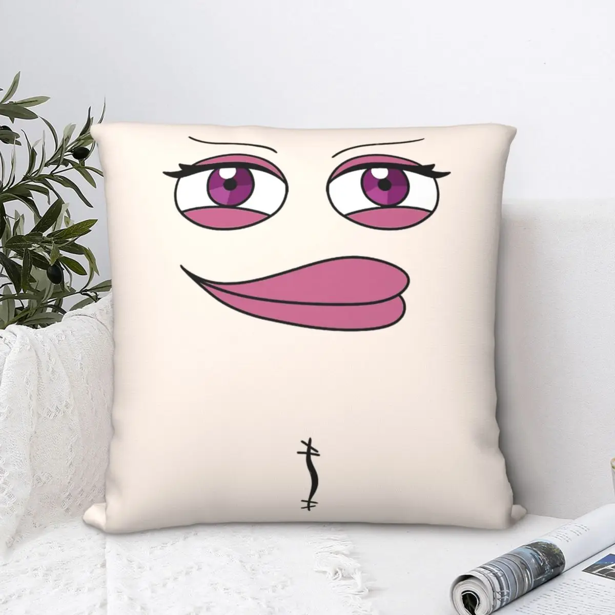 

Pam The Sexy Throw Pillow Case Backpack Cushions Covers DIY Printed Reusable Chair Decor