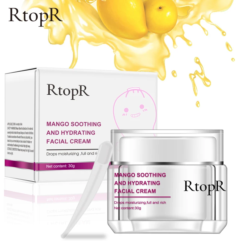 

Face Cream Anti Aging Anti-Wrinkle Whitening Mango Bright Moisturizing Tights Nourishing Shrink Pores Acne Scar Removal Cream