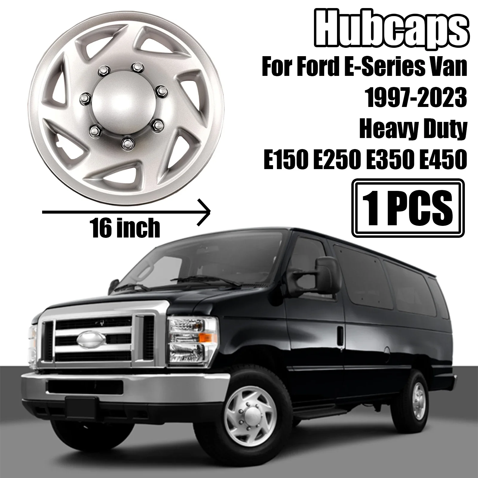 1 шт. для Ford E-Series Van 1997-2023 E150 E250 E350 E450 колпаки ступиц крышка колеса сверхмощный