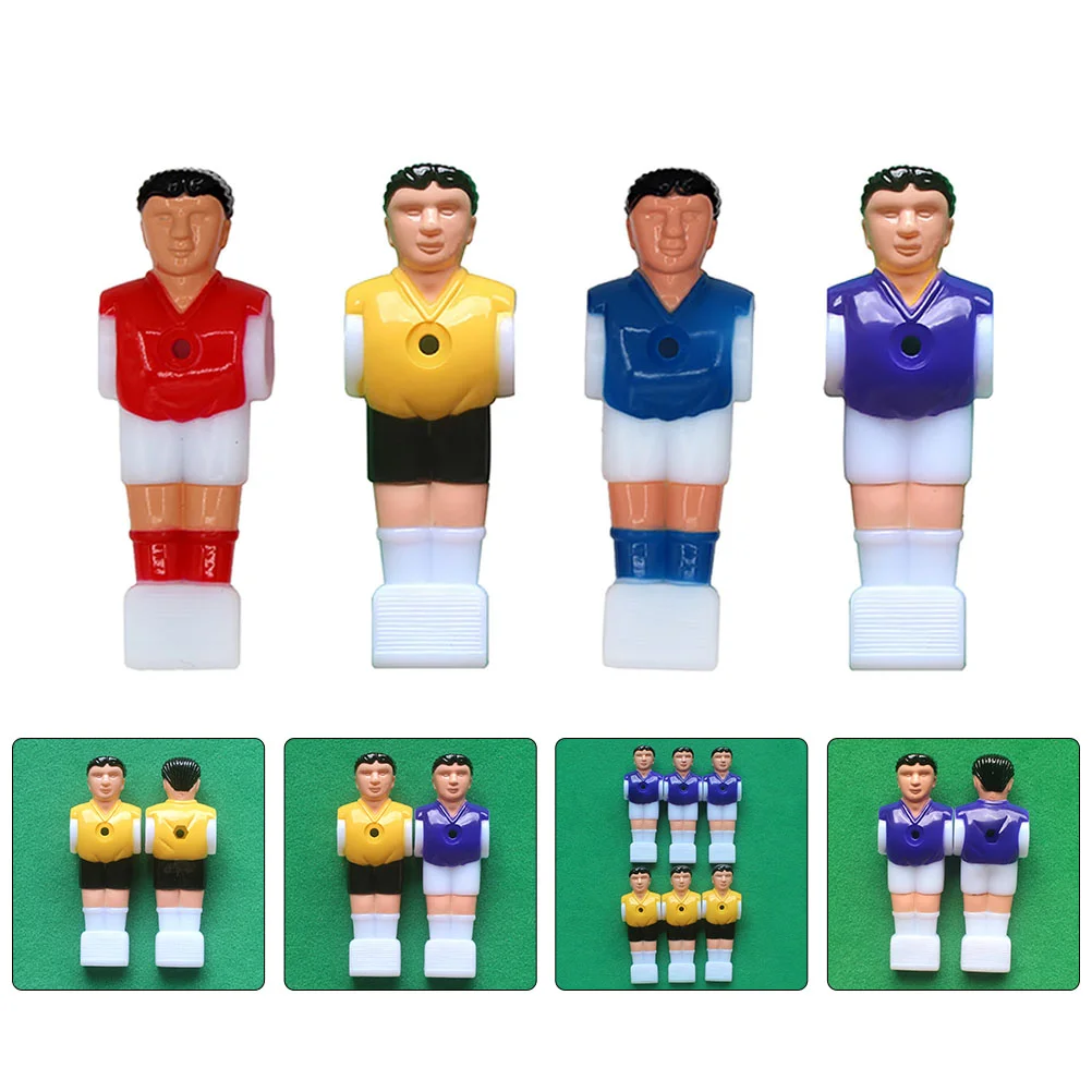 

8Pcs Football Machine Accessory Soccer Dummy Plaything Dummy Players Soccer Figurine for Decor Home