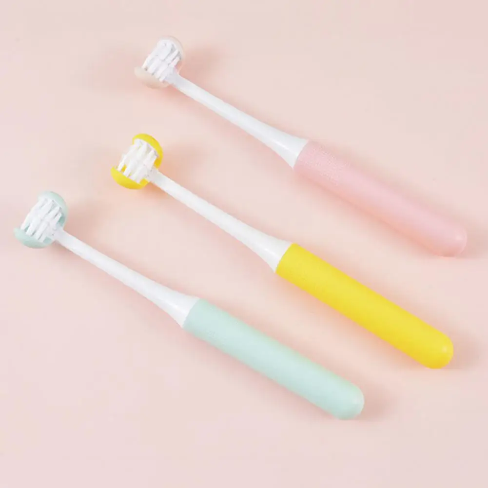 

Three-sided Toothbrush Practical Three-sided Toothbrush Accessories Compact Oral Care Tool Baby Toothbrush