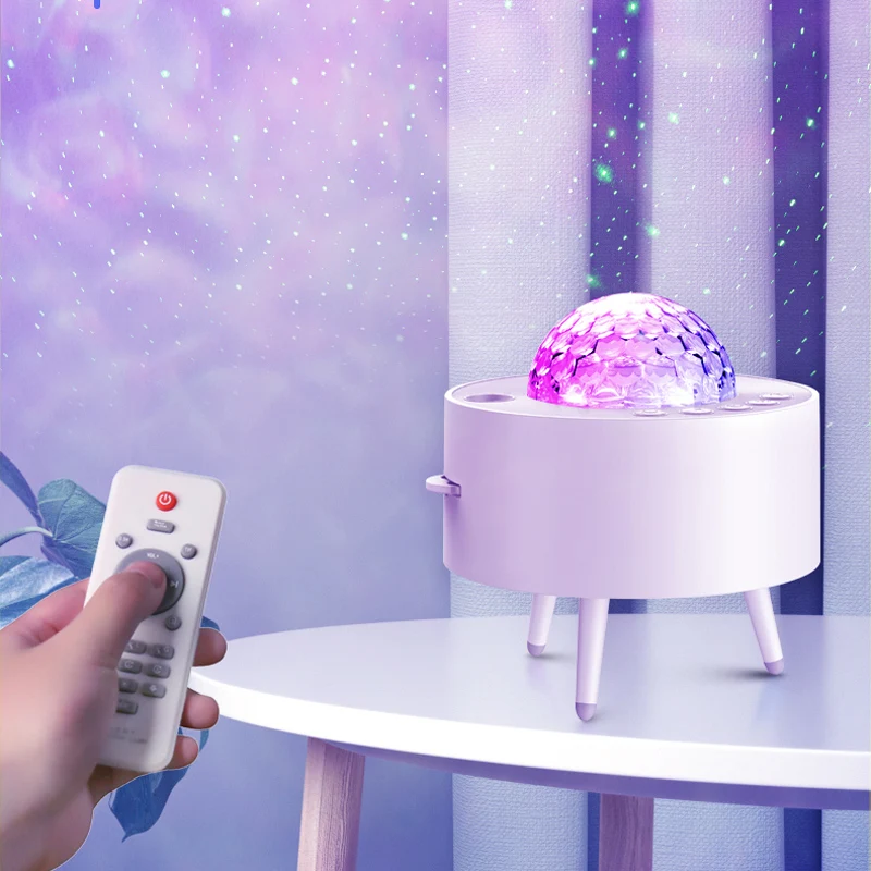 

Светодиодный проектор с планетами и Галактикой, ночник с океанскими волнами и звездами, светодиодная лампа-проектор для детской, спальни, у...