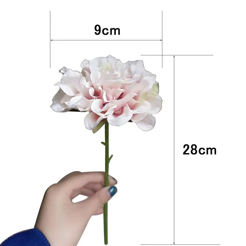5 шт. розовые Искусственные пионы свадебный букет для свадьбы украшение дома