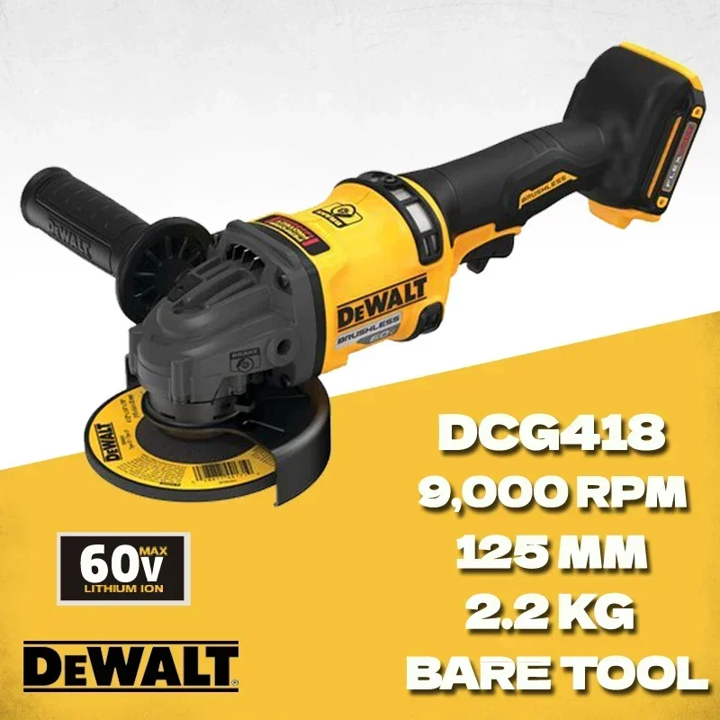 

DEWALT DCG418 Беспроводная Угловая Шлифовальная Машина