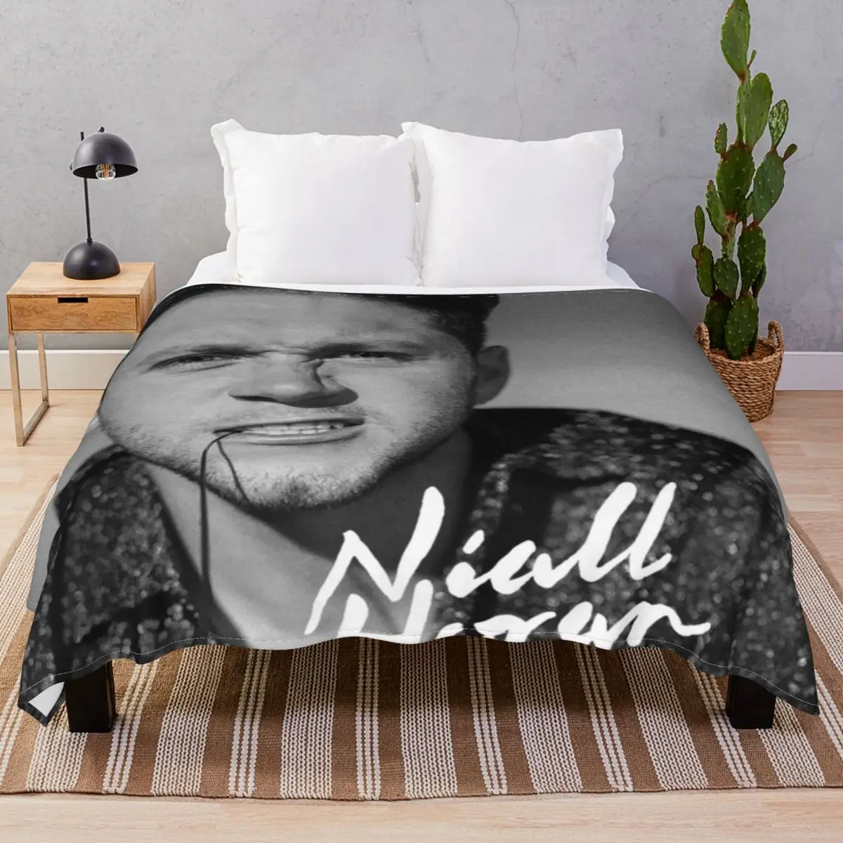 Niall Nice To Meet Ya Blankets Fleece Autumn/Winter Warm Throw Blanket for Bed Home Couch Camp Office