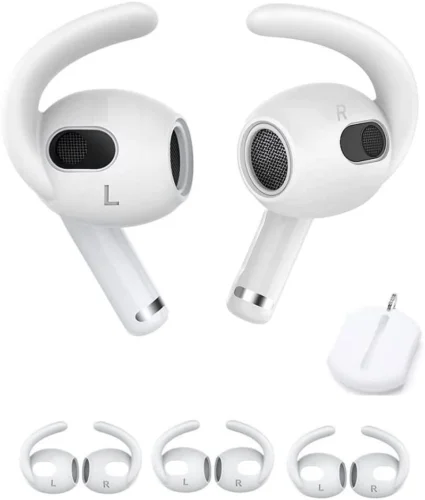 

Dovesail 3 пары Airpods 3 накладки на крючки для ушей, противоскользящие наконечники для захвата крыльев аксессуары