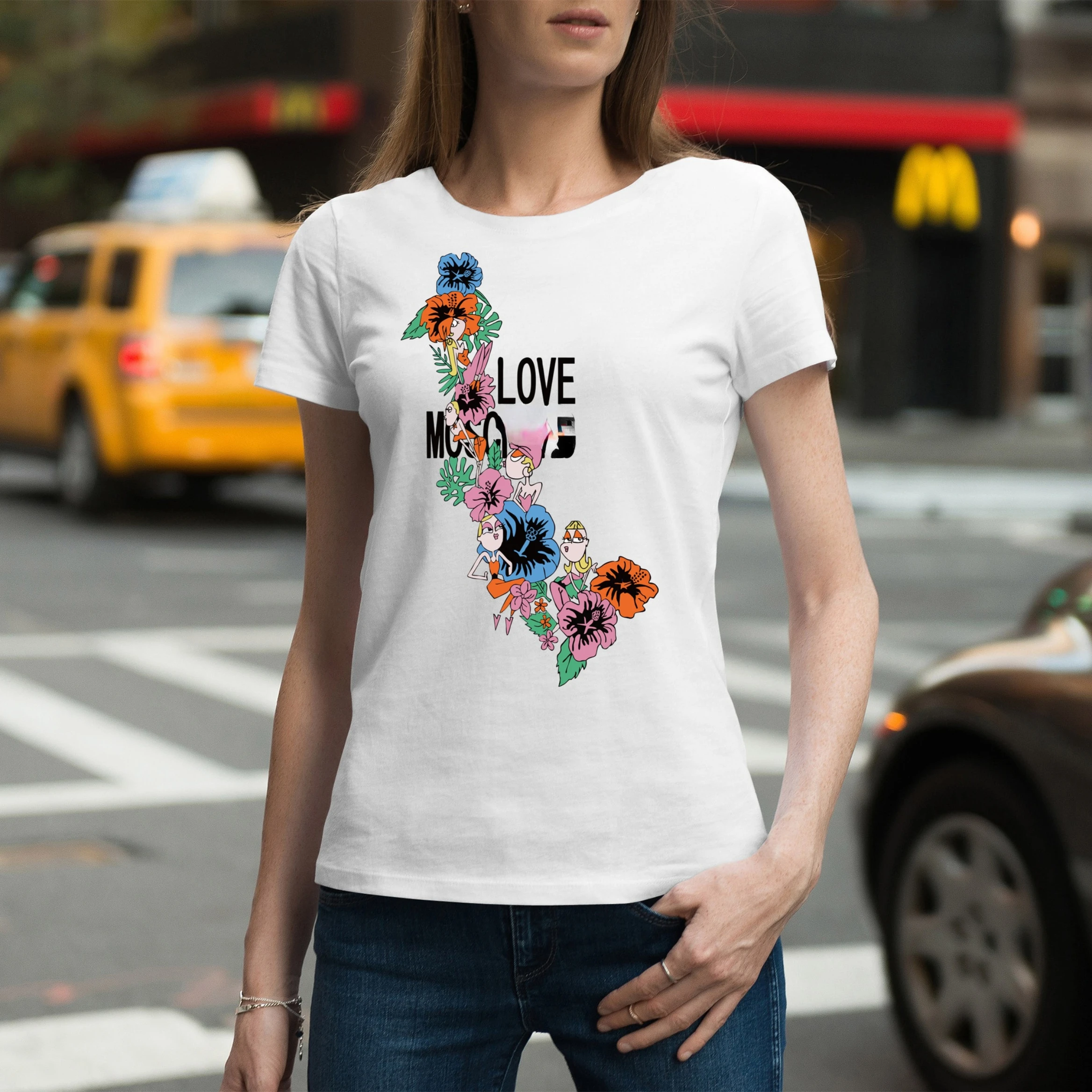 

Модная трендовая брендовая футболка для девочек с коротким рукавом в стиле колледжа, летняя повседневная простая футболка