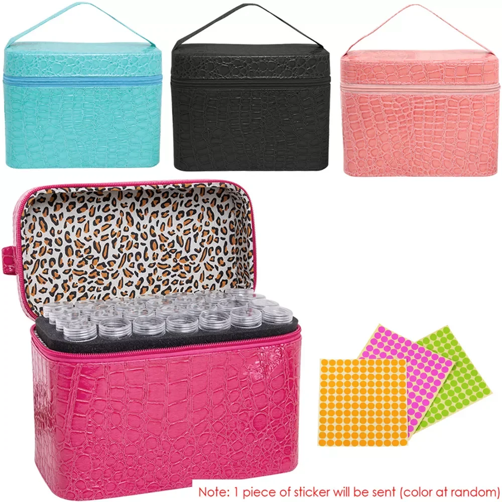 

NEW2022 84 Slots Diamond Storage Box Diamond Embroidery Rhinestones Painting Accessory Jewelry Beads Nail Art Pills Organizer Ca