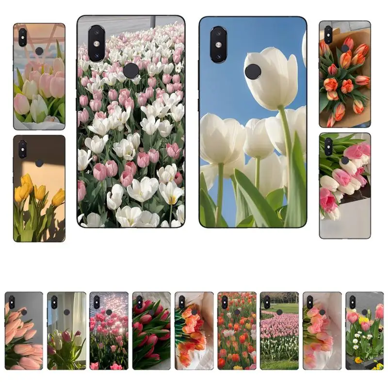 

Tulip flower Phone Case for Xiaomi mi 8 9 10 lite pro 9SE 5 6 X max 2 3 mix2s F1