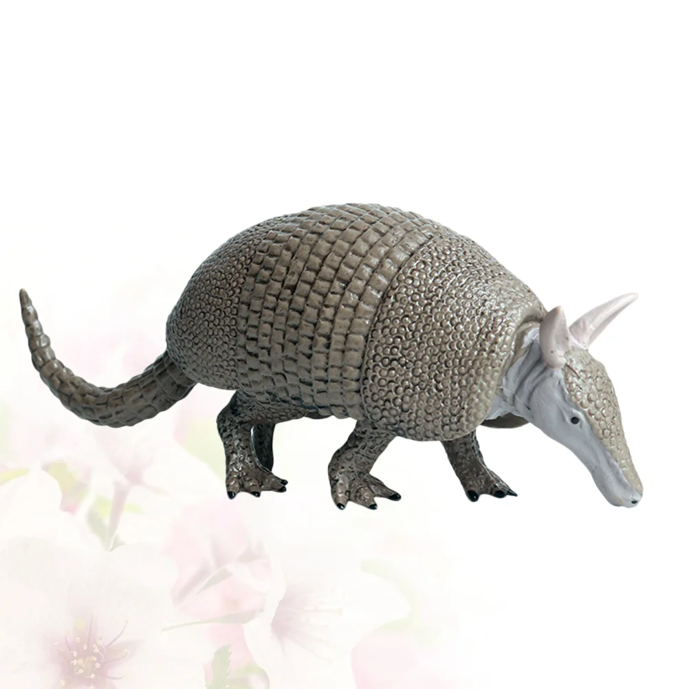 

1PC Armadillo Figure Model Animals Educational Forest Animals Model Wild Animals Model Simulated Armadillo Decoration