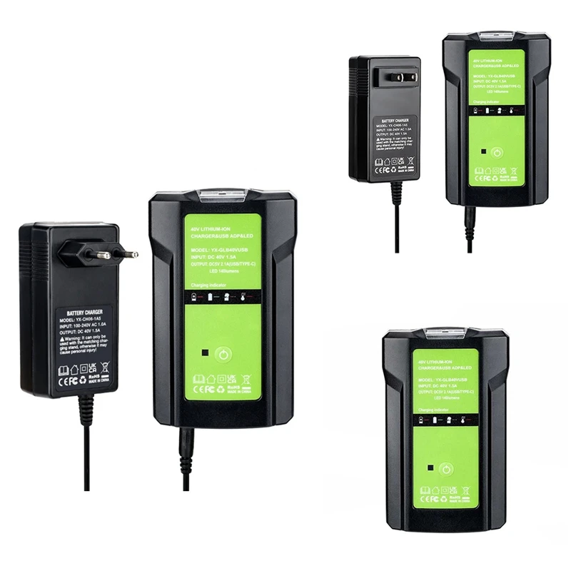 Адаптер GLB40V для Greenworks Glibo 36-40 в литиевые батареи защита от перезарядки