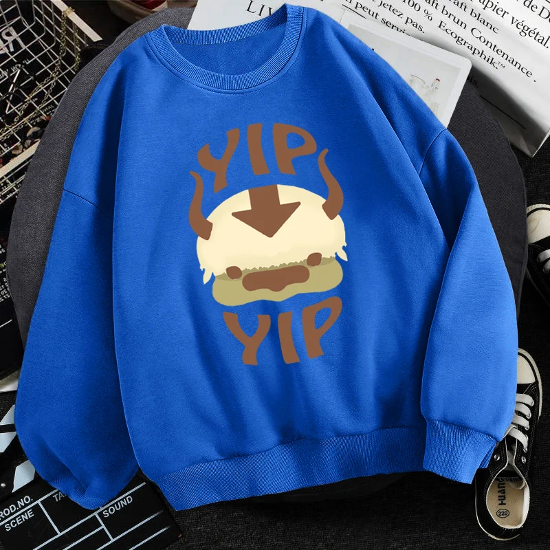 

Man 2021 New Fleece Sweatshirts Avatar The Last Airbender Harajuku Loose Streetwear Top Autumn Spring O Neck Pullover Hoody Mens