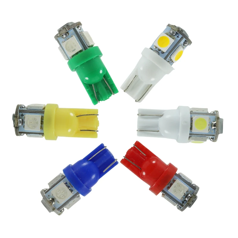 Светодиодная лампа T10 W5W Canbus 6 в 12 В 24