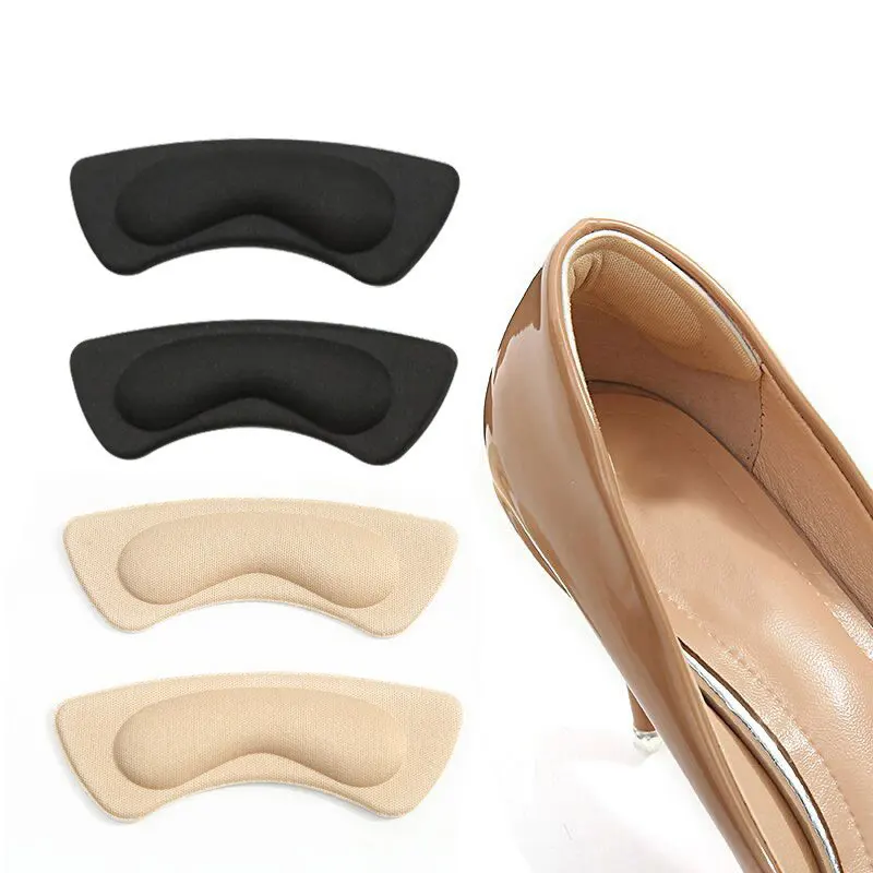 

1 Pair Anti Slip Shoes Insoles Sticky Cotton Cushion Pads Foot Care Protector for Back Heels Rubbing Heel Shoes Insoles Insert