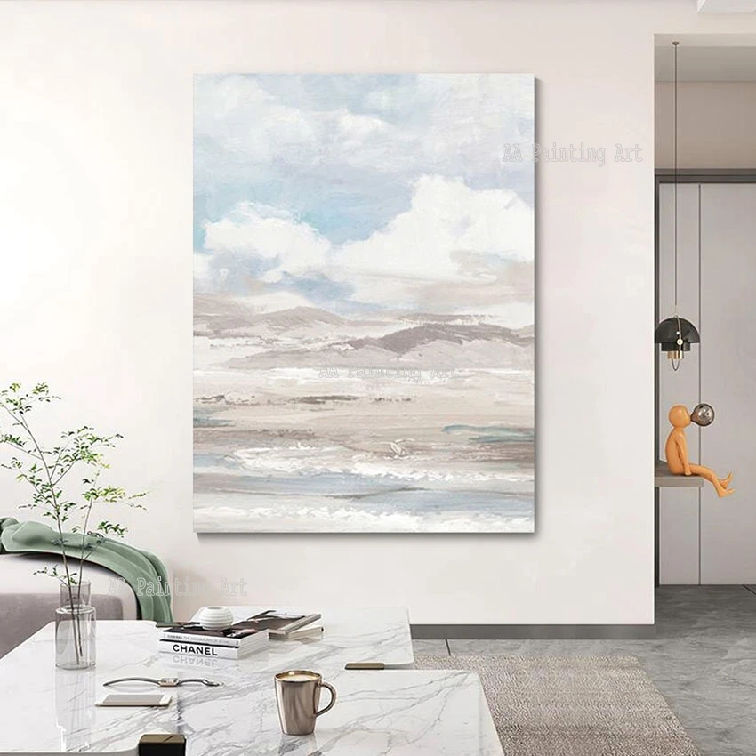 

Abstract Sky Scenery Oil Painting Handmade Clouds Wall Picture Murals Canvas Art Free Shipping Modern Home Decoration Piece