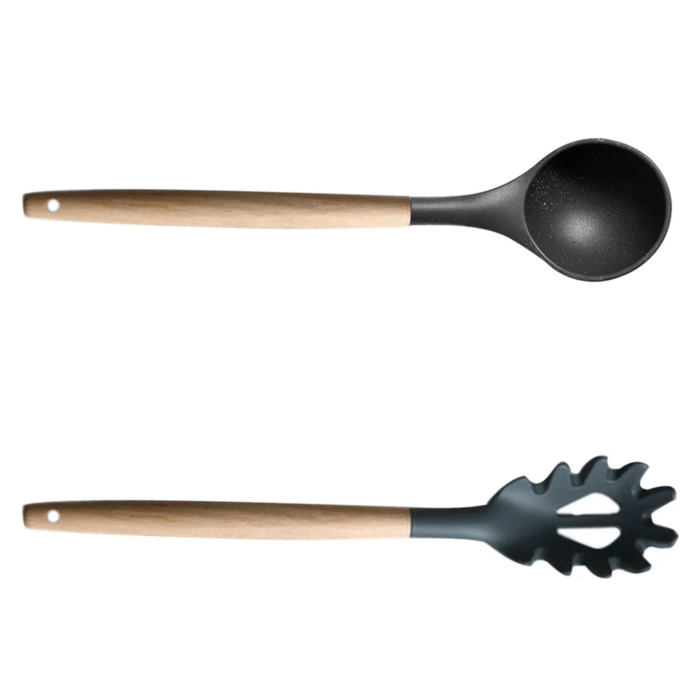 

Spoon Spaghetti Pasta Server Silicone Strainer Kitchen Fork Utensils Serving Noodle Claw Noodles Colander Tongs Dumpling Slotted