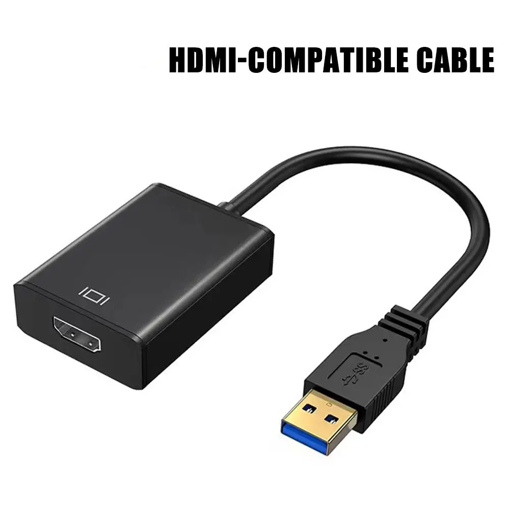Адаптер 1080P HDMI-совместимый с VGA кабель-адаптер для Xbox PS4 ПК ноутбука ТВ-приставки