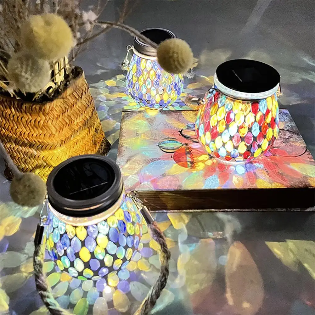 

Easy to Install Unique Solar Lights Outdoor Hanging Lanterns Energy-Saving Solar Lamp Vibrant for Lawn