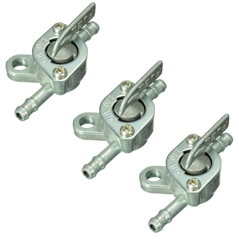 

3X 1/4 Inch Inline Oil Gas Fuel Tank Tap Filter Petcock Switch PIT PRO Quad Dirt Bike