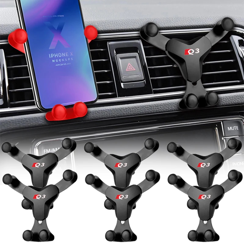 

Car Mobile Phone Navigation Gravity Induction Bracket For Audi Sline TT A1 A3 A4 A5 A6 A7 A8 Q3 Q5 Q7 S3 S4 S5 S8 Sports Avant