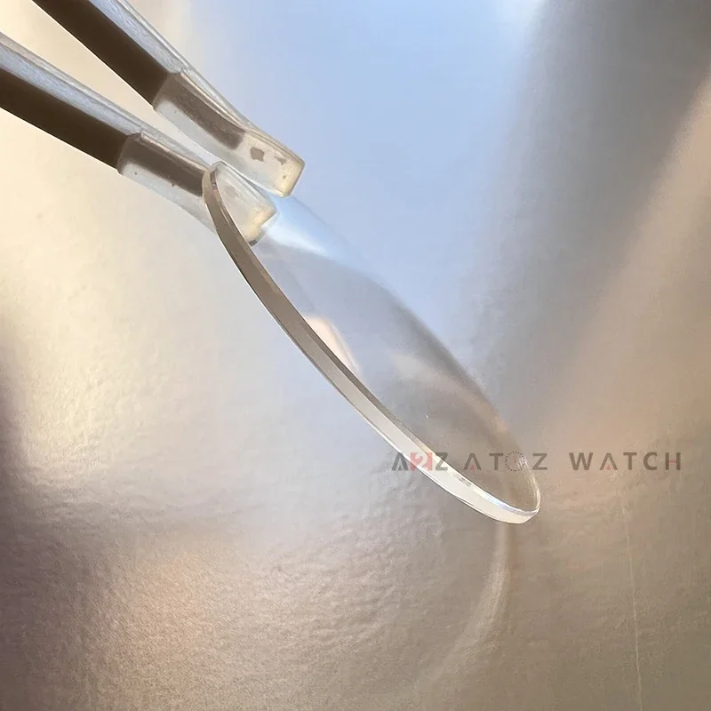 Фото Сапфировое стекло и уплотнительная прокладка для часов Cartier W6700155 Ronde Solo, круглые, 23,5 мм №4