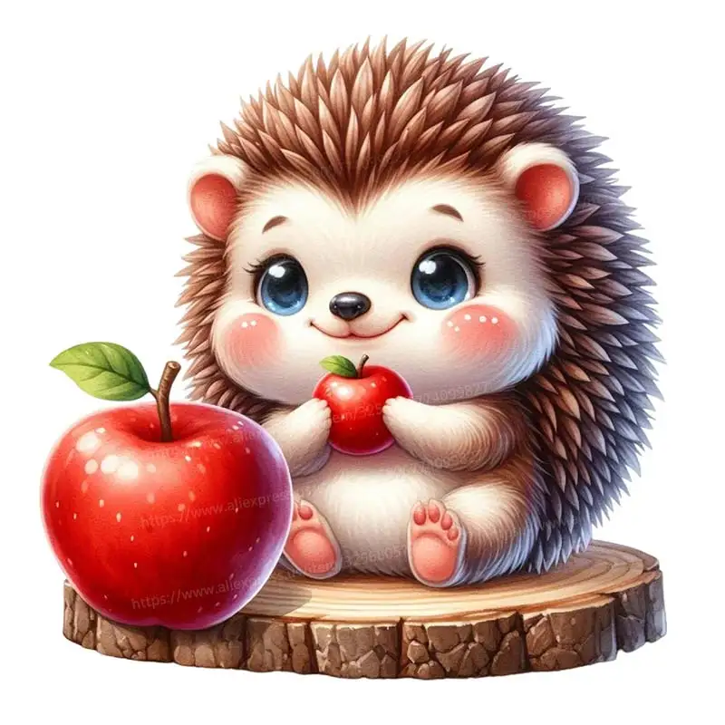 Настенная наклейка ежик Cartoon S357