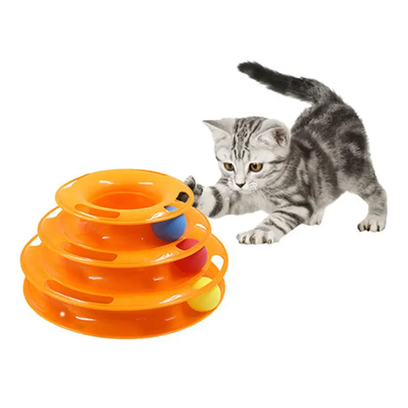 

Cat Tracks Cat Toy Fun Levels of Interactive Play Circle Track with Moving Balls Satisfies Kitty’s Pet Supplies