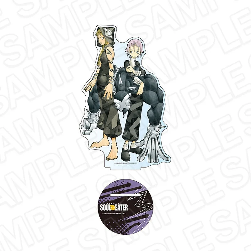 Акриловая фигурка-брелок 15 см по аниме Soul Eater: Мака Албарн, Соул Эванс. Настольное украшение, сувенир, анимационная атрибутика. (art.: 3920da919ecff) - 3920da919ecff
