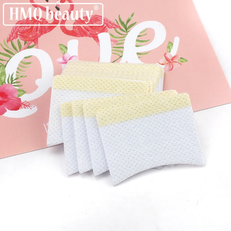

40Pcs/bag Eyelash Extension Glue Remover Lint-Free Paper Cotton Pads Lashes Grafting Non-woven Glue Cleaning Wipes Makeup Tools