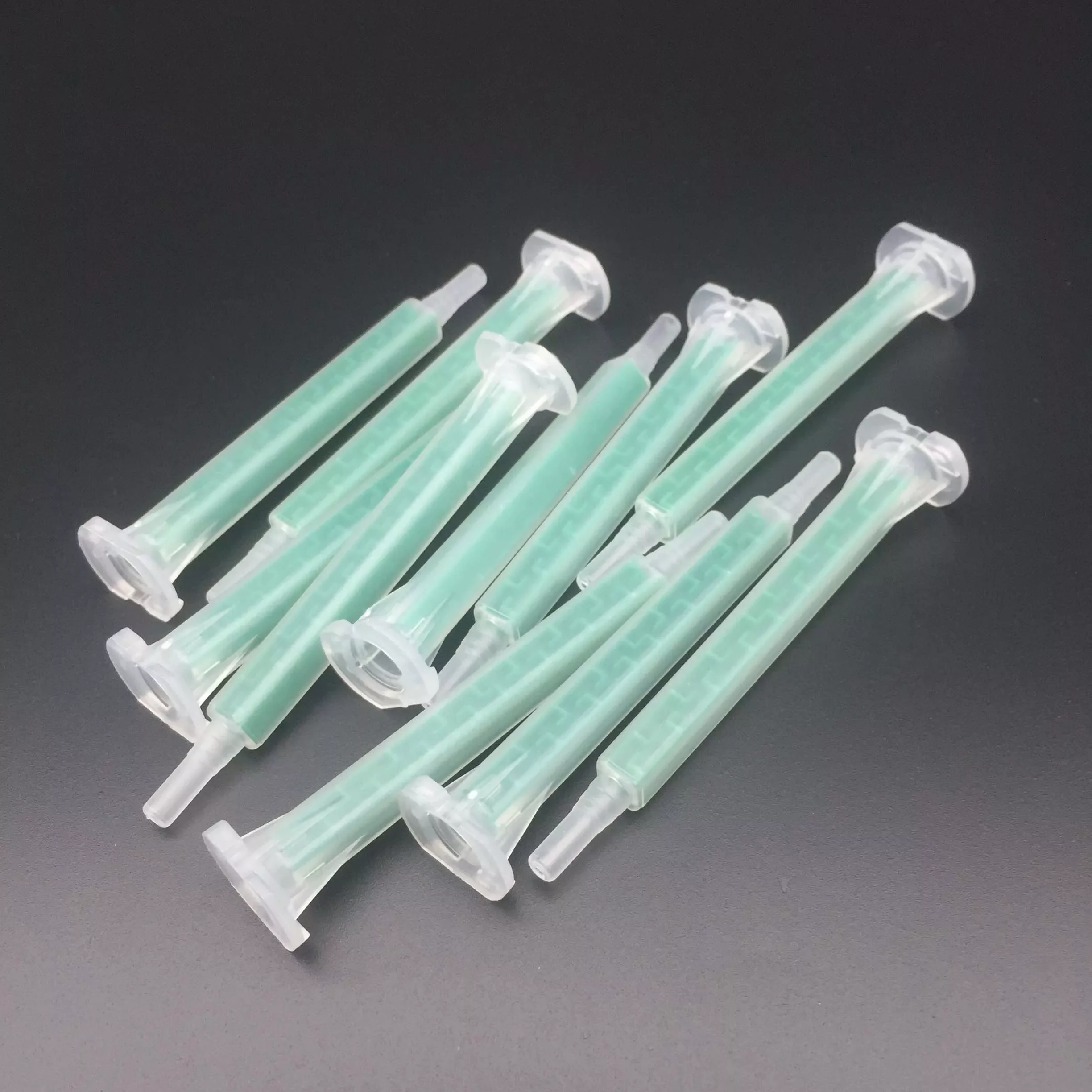 

250 шт., эпоксидная статическая трубка для смешивания, трубка для смешивания клея для 50 мл, 37 мл, клеевой пистолет AB, двухкомпонентная жидкость...