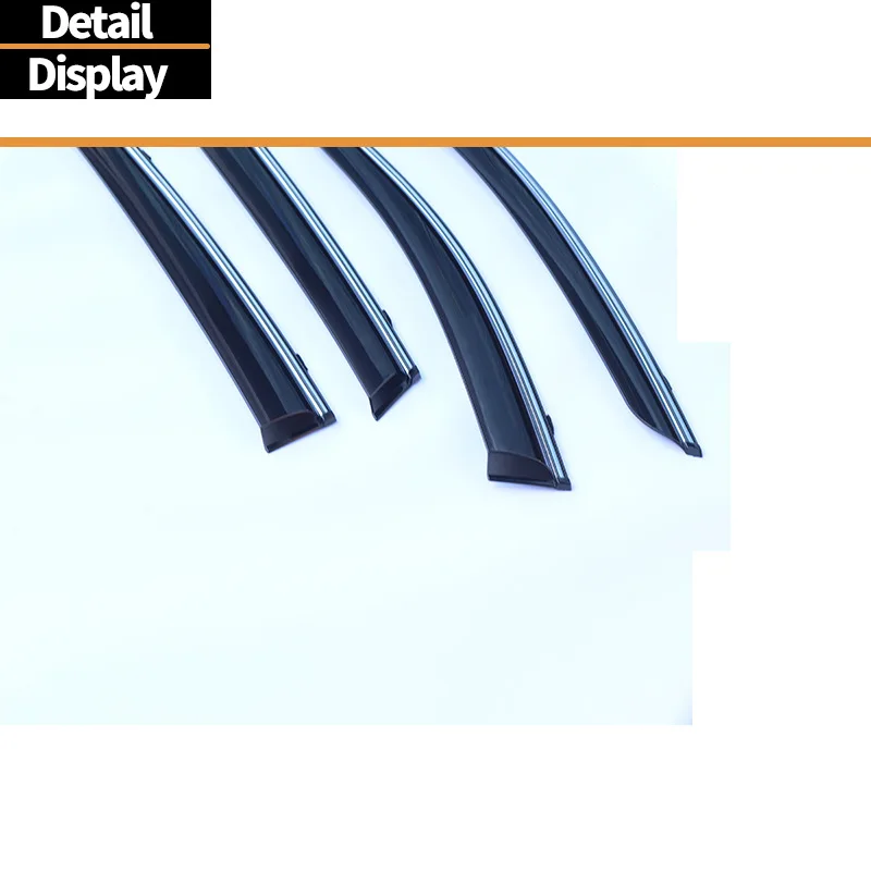 Фото Комплект из 4-х дефлекторов для боковых окон Hyundai Tucson 2021 SWB LWB 2022 2023+ (защита от дождя и солнца) №4