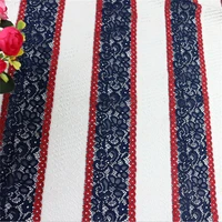new double color spliced lace fabric dress dress fabric sweet household garment lace accessories material