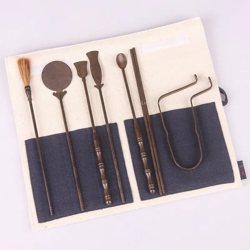 Набор благовоний Xiangdao из чистой меди набор семь предметов сделай сам для дома