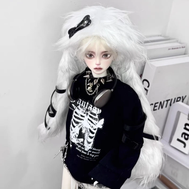 Фото Модная милая плюшевая шапка с кроликом для 1/3 1/4 1/6 BJD куклы DIY игрушки для девочек наряд подарок аксессуары для кукол №4