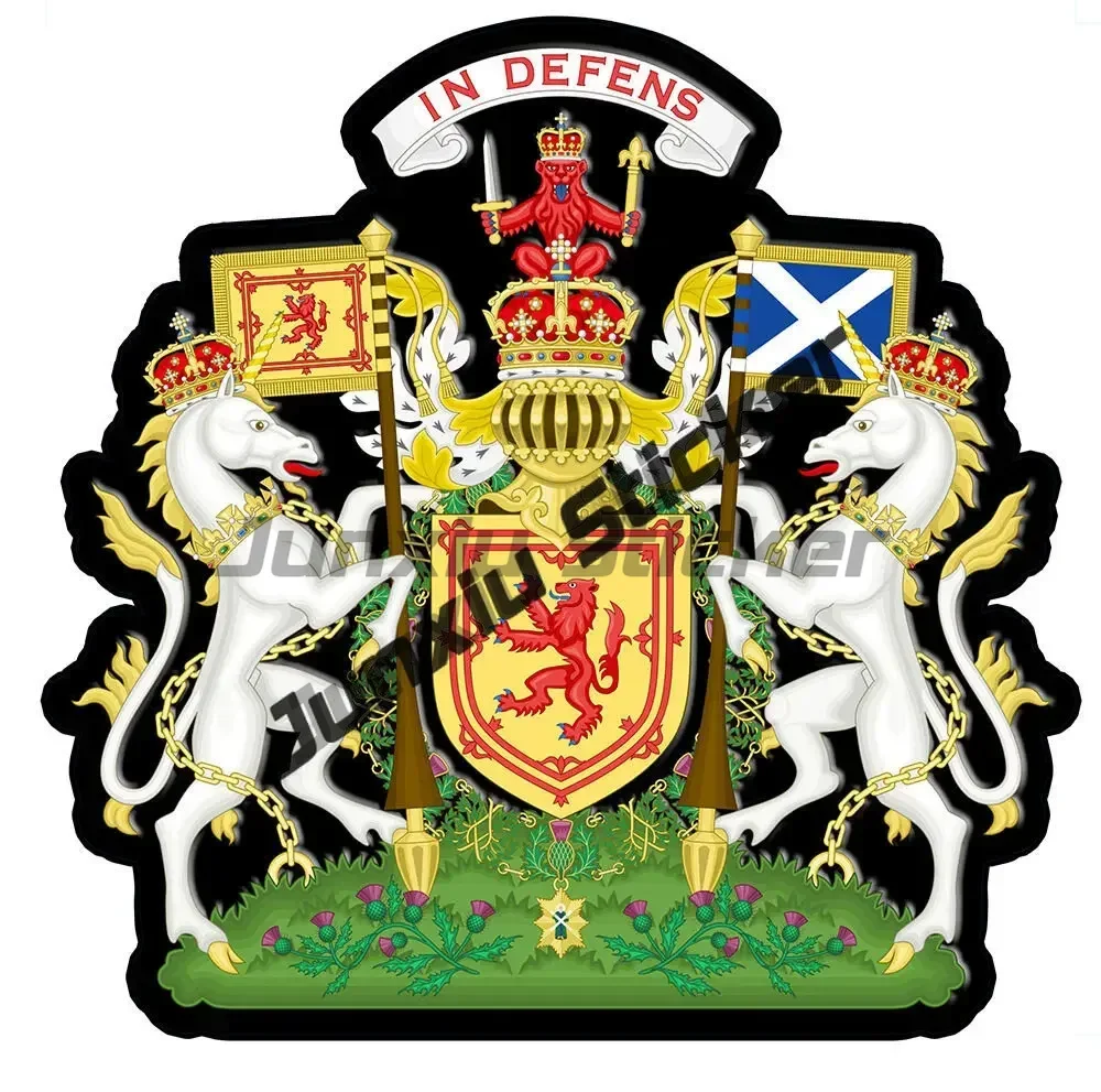 Виниловая наклейка с флагом Шотландии гербом шотландская щитом салата флаг SCO