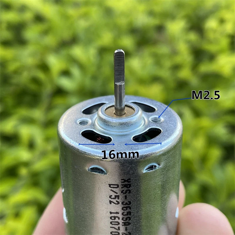Фото RS-365SA-2944 Micro 365 электродвигатель 2 3 мм D вал DC 6 в 9 12 В 23500 об/мин высокоскоростной RS-365SA-2944 Micro 365 электродвигатель 2 3 мм D вал DC 6 в 9 12 В 23500 об/мин высокоскоростной