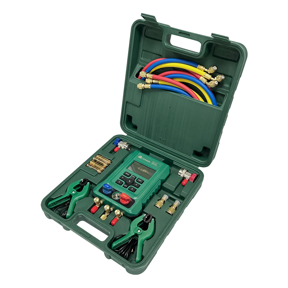 

93 Refrigerants HS-370 New Design Digital Refrigeration Manifold Gauge Set
