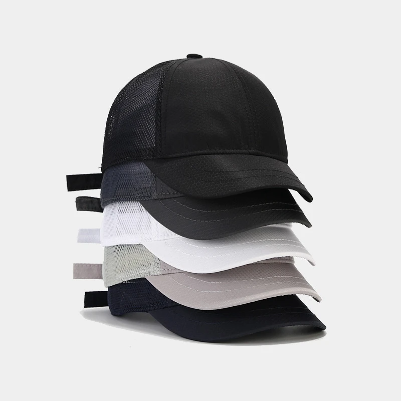 

Quick-Dry Baseball Cap Adjustable Sun Caps Drawstring elastic Breathable Fishing Hat Men Women Outdoor Gorras Tooling Hats