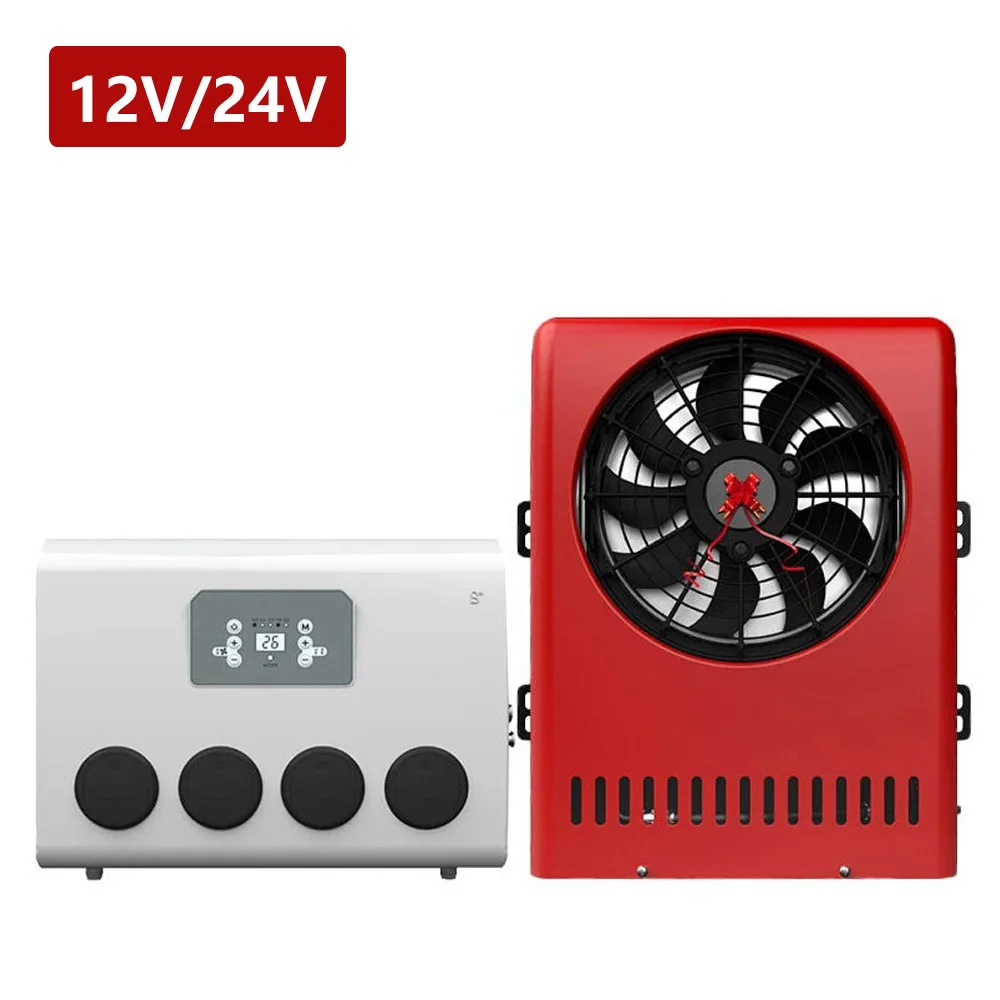 Electric Parking Air Conditioner 12V 24V  For Trucks, Excavators, Construction Vehicles, Station Wagons, Camping Vehicles, RVs