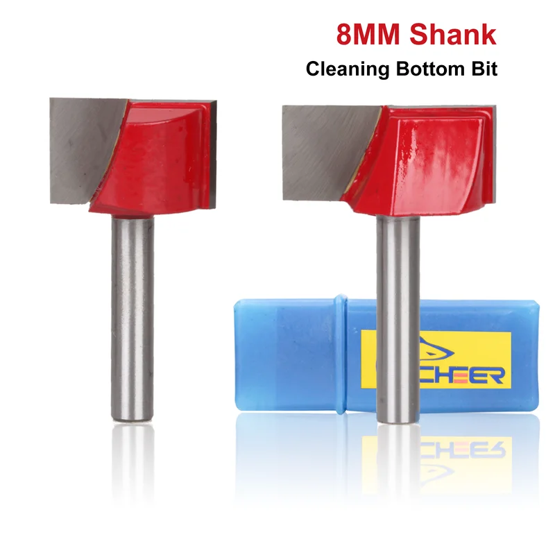 

UCHEER 1 шт. чистящее дно гравировальные долота 8 мм твердосплавный маршрутизатор Деревообрабатывающие инструменты ЧПУ фреза Концевая фреза д...