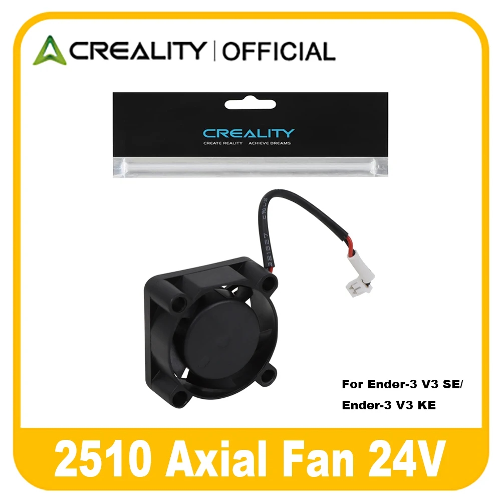 Осевой вентилятор Creality 2510 для CR-10 SE / Ender3 V3 Mini Охлаждающий 24 В L45 1 25 Апертура 2 5 3D