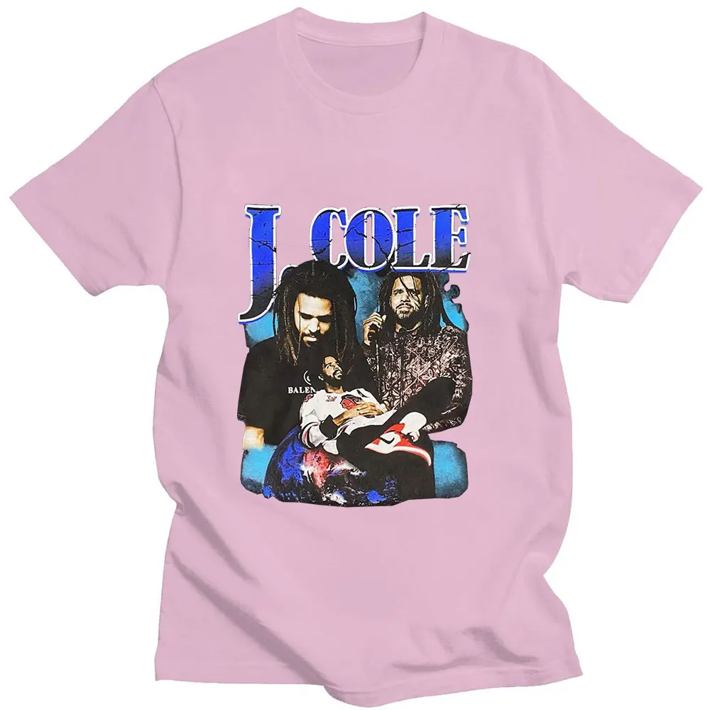 

J Cole New Music Album 2022 American Personalized Print Summer Short Sleeve Thin Casual Loose Unisex T-Shirt High Street Style