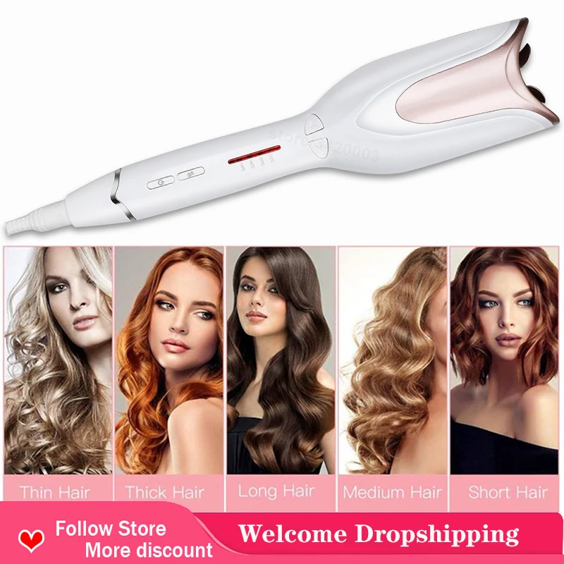 

Personal Care Wired Automatic Curling Iron Home Safety Anti-Scalding Curling Iron Does Not Hurt The Hair Lady Lasting Big Waves